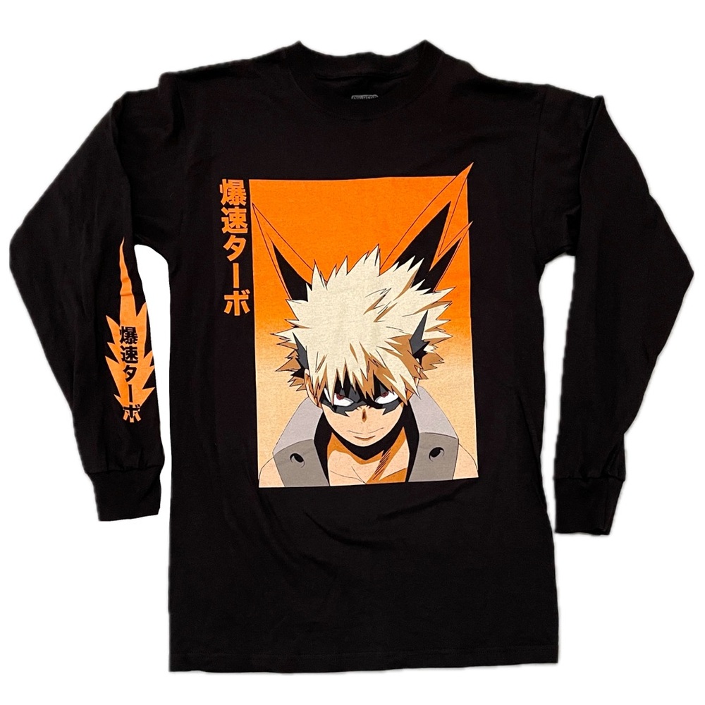 My Hero Academia Katsuki Long Sleeve Tee - Black (S)